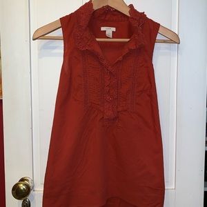 J. Crew Button-Up Cotton Blouse